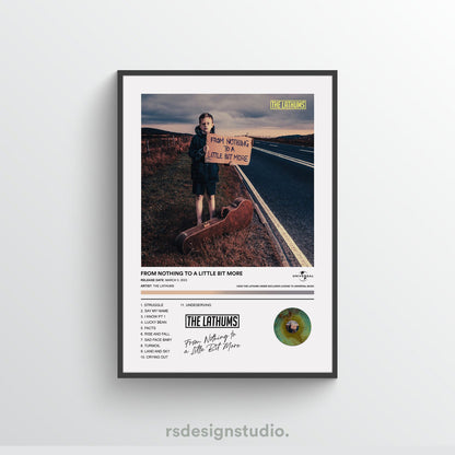 The Lathums FROM NOTHING TO A LITTLE BIT MORE Album Poster