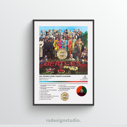 The Beatles SGT. PEPPER'S LONELY HEARTS CLUB BAND Album Poster