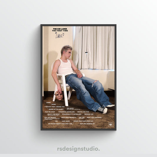 The Kid LAROI THE FIRST TIME Tracklist Poster