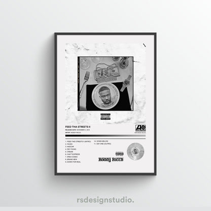 Roddy Ricch FEED THA STREETS II Album Poster