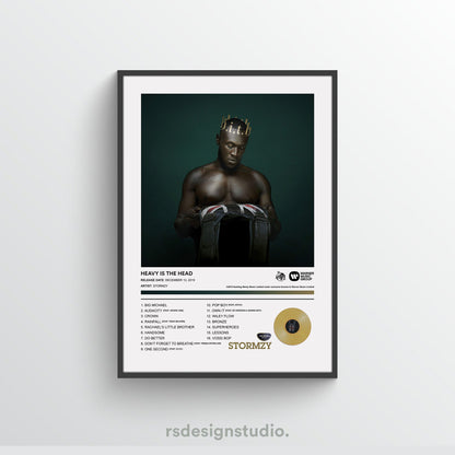 Stormzy HEAVY IS THE HEAD Album Poster