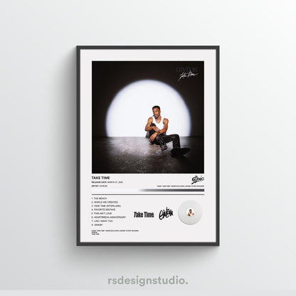 Giveon TAKE TIME Album Poster