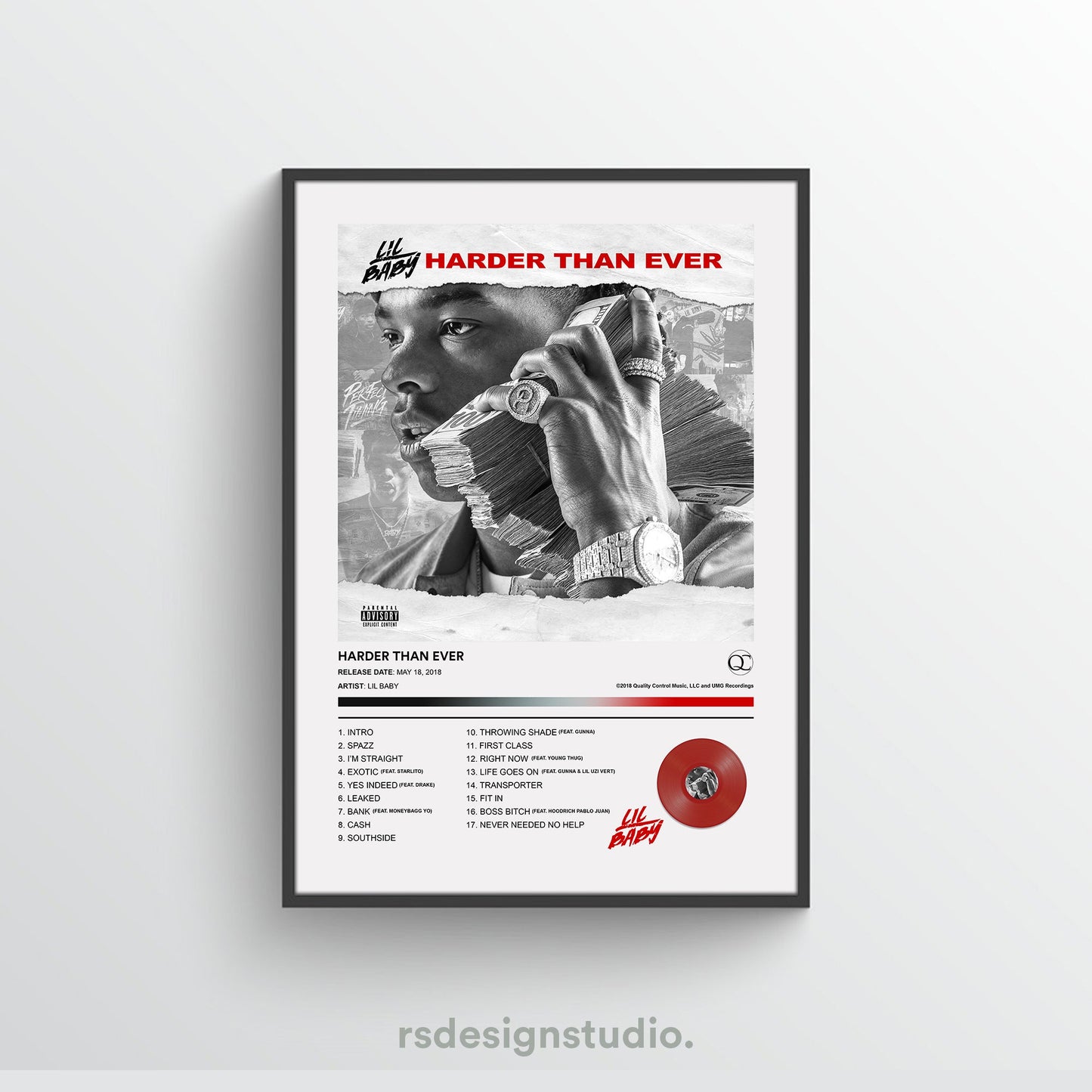 Lil Baby HARDER THAN EVER Album Poster
