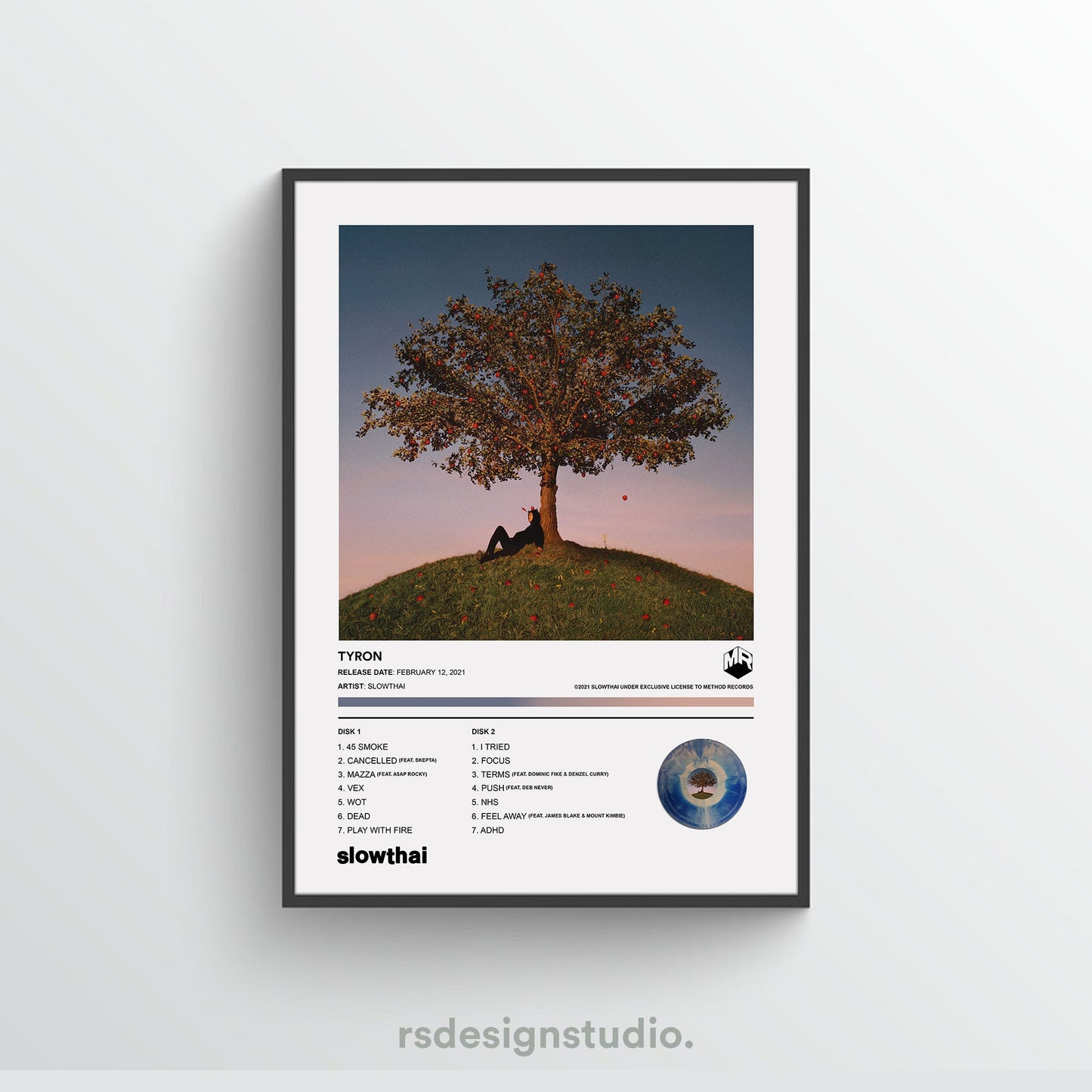 Slowthai TYRON Album Poster