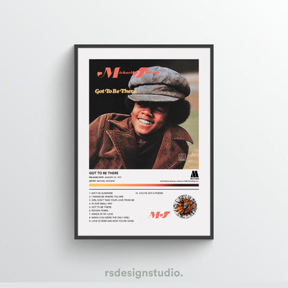 Michael Jackson GOT TO BE THERE Album Poster