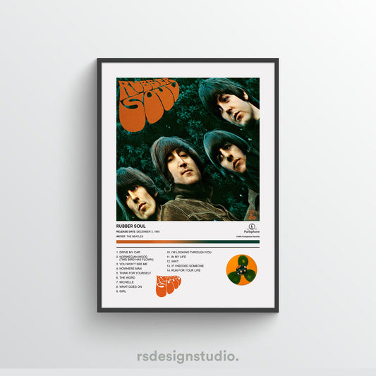 The Beatles RUBBER SOUL Album Poster