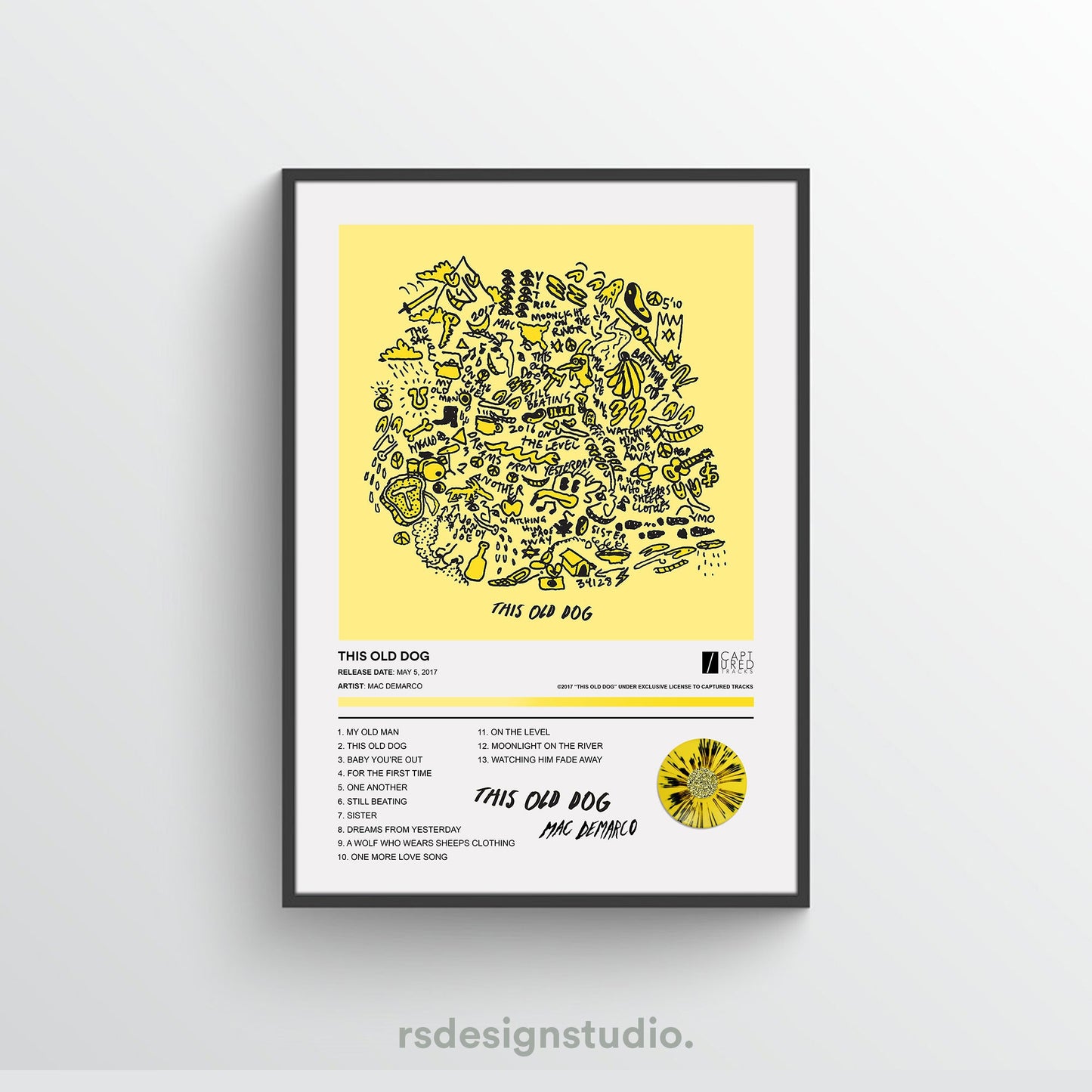 Mac DeMarco THIS OLD DOG Album Poster