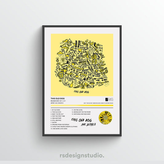 Mac DeMarco THIS OLD DOG Album Poster