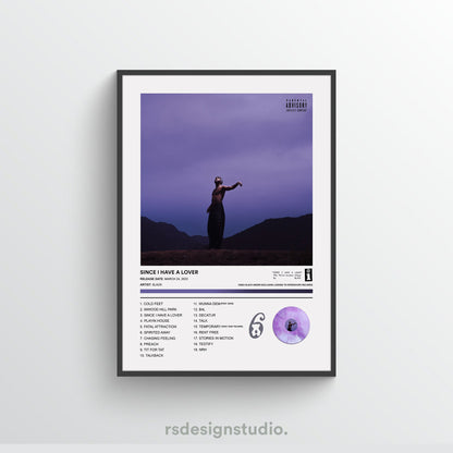 6LACK SINCE I HAVE A LOVER Album Poster