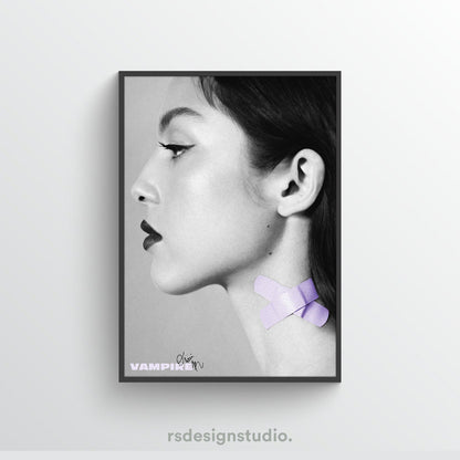 Olivia Rodrigo VAMPIRE Poster