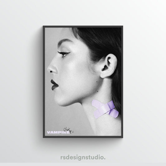 Olivia Rodrigo VAMPIRE Poster