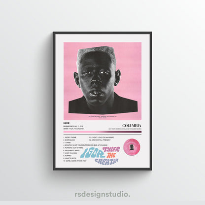 Tyler, The Creator IGOR Album Poster