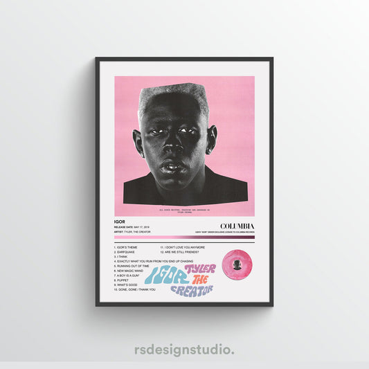Tyler, The Creator IGOR Album Poster