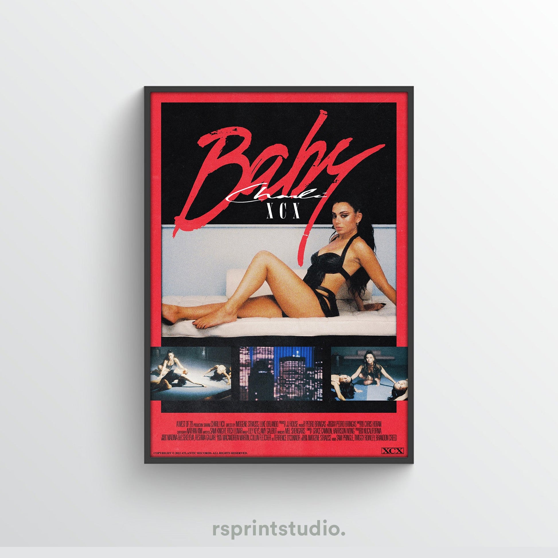 Charli XCX Crash Album Poster - rsdesignstudio