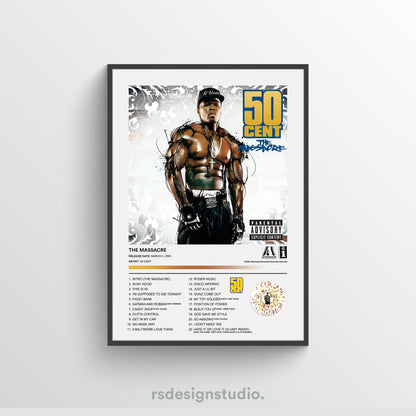 50 Cent THE MASSACRE Album Poster