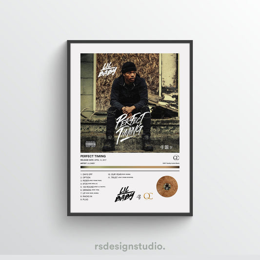 Lil Baby PERFECT TIMING Album Poster
