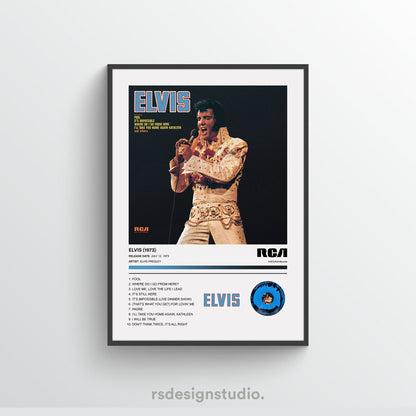 Elvis Presley ELVIS (1973) Album Poster