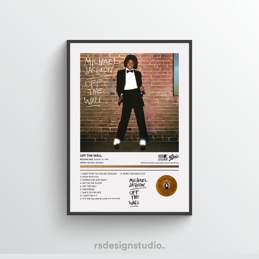 Michael Jackson OFF THE WALL Album Poster