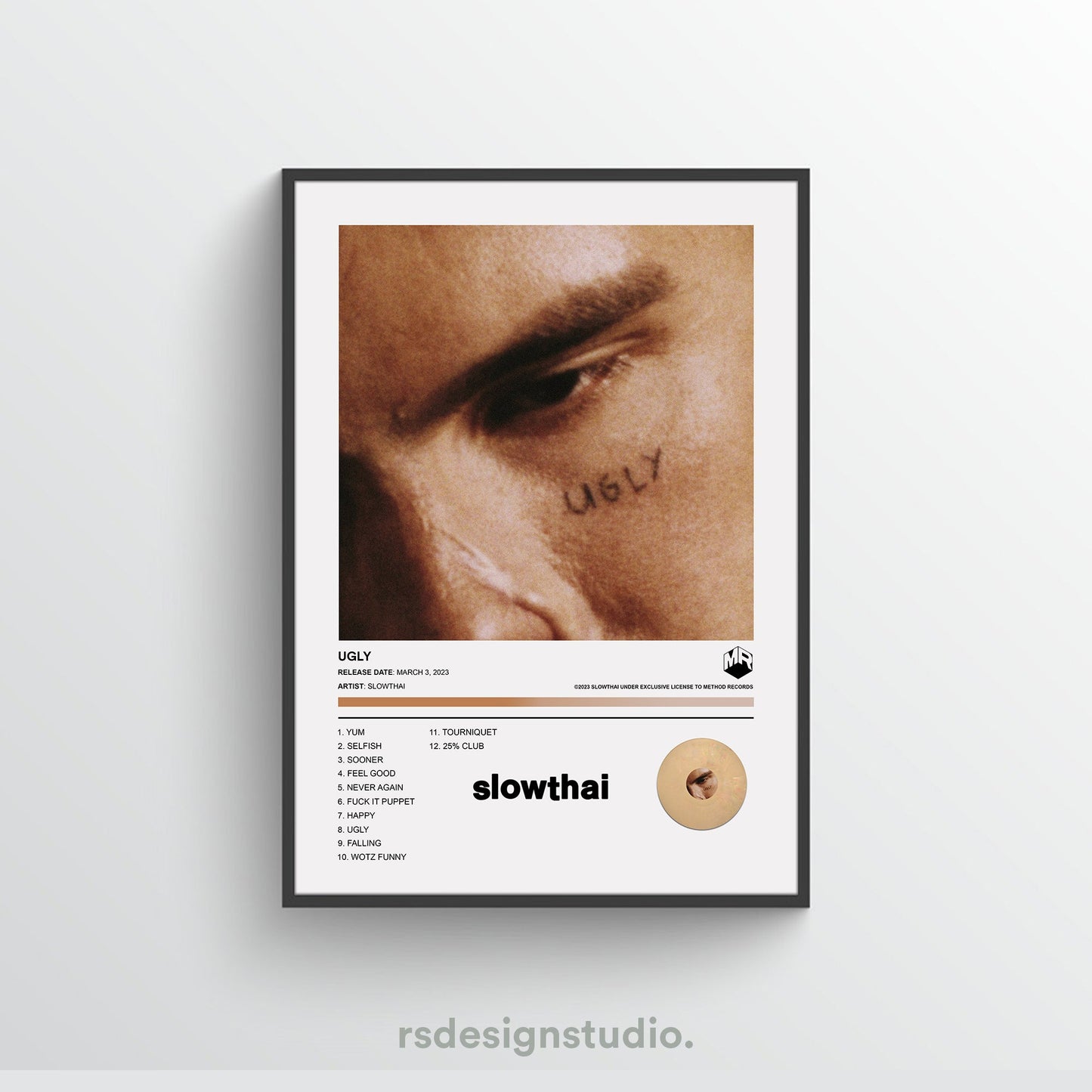 Slowthai UGLY Album Poster