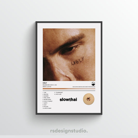 Slowthai UGLY Album Poster