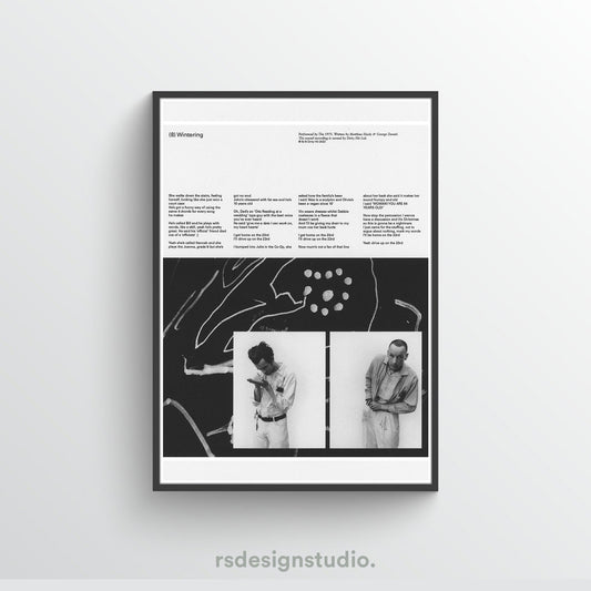 The 1975 Being Funny In A Foreign Language (Wintering) Poster