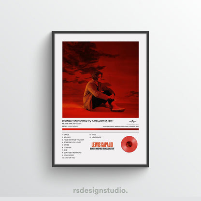 Lewis Capaldi Divinely Uninspired To A Hellish Extent Album Poster