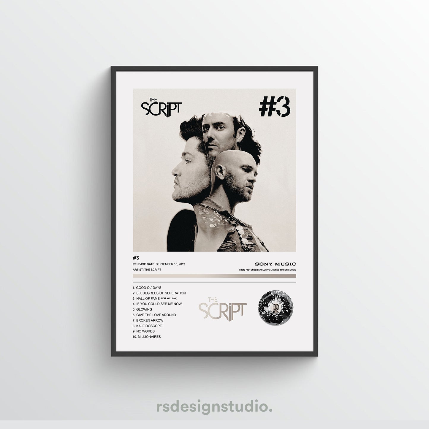 The Script #3 Album Poster