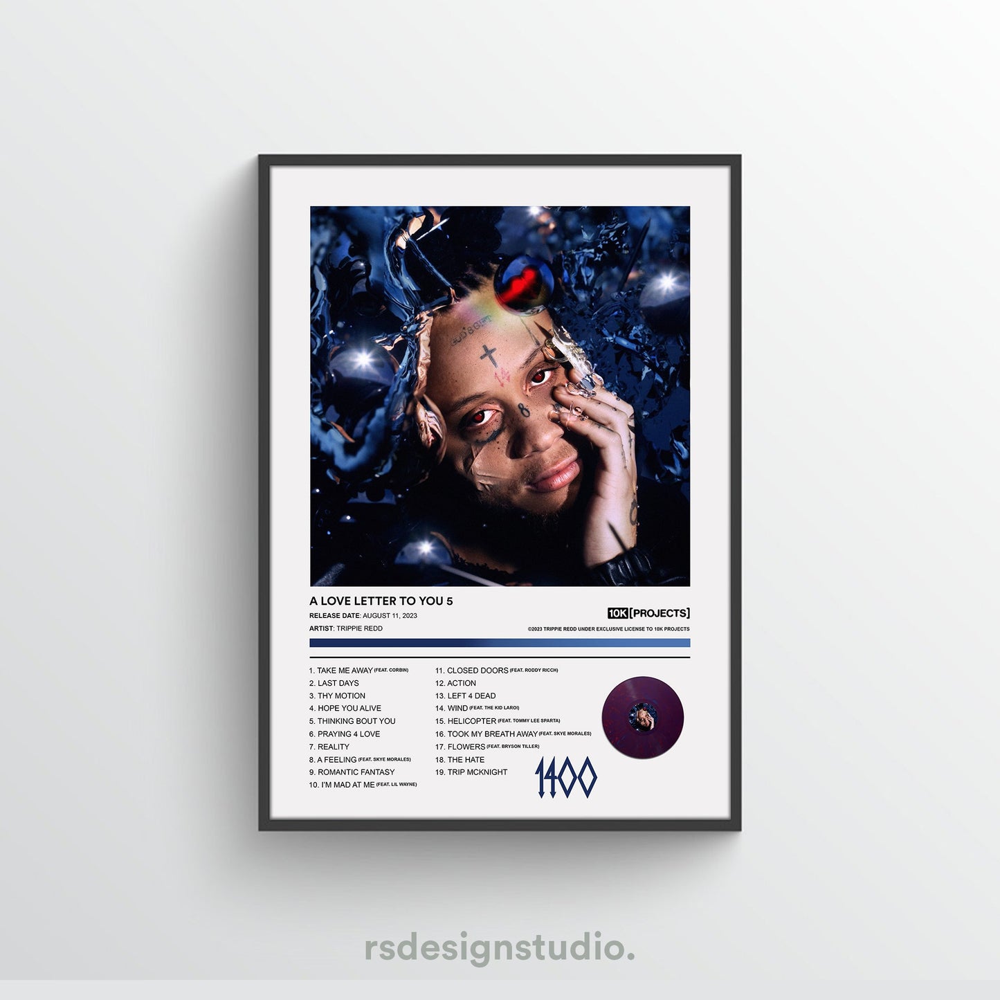 Trippie Redd A LOVE LETTER TO YOU 5 Album Poster