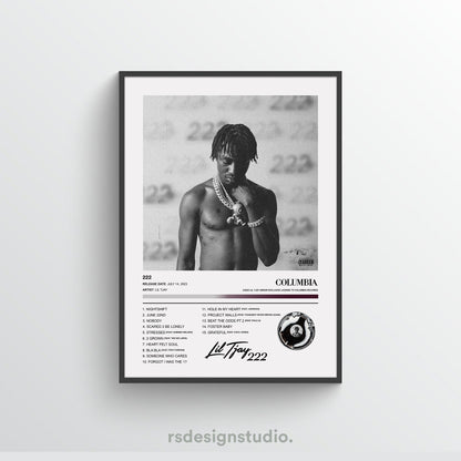 Lil Tjay 222 Album Poster