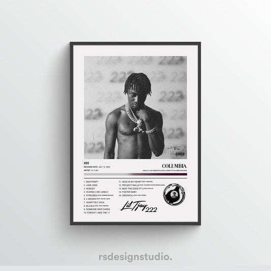 Lil Tjay 222 Album Poster