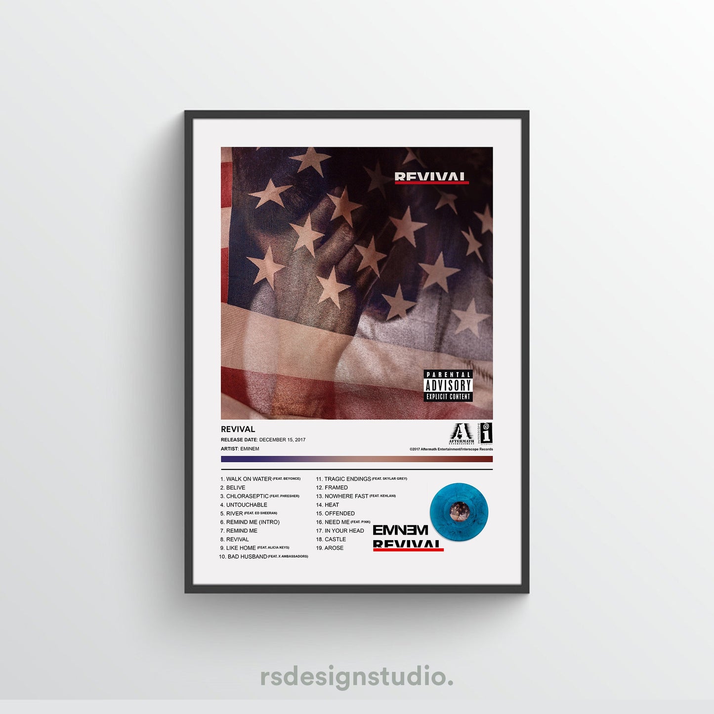 Eminem REVIVAL Album Poster