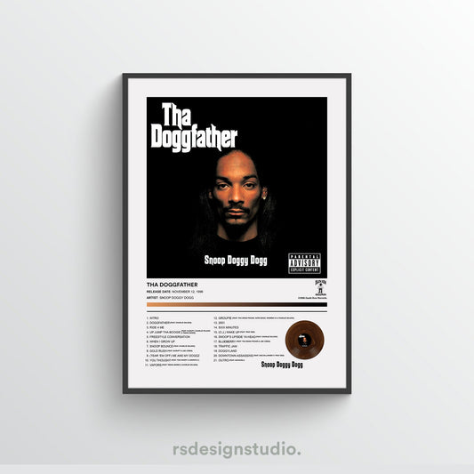 Snoop Dogg THA DOGGFATHER Album Poster