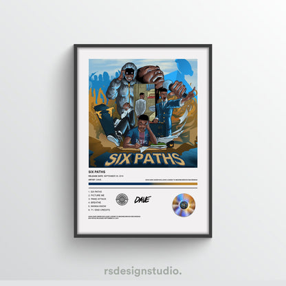 DAVE Six Paths Album Poster