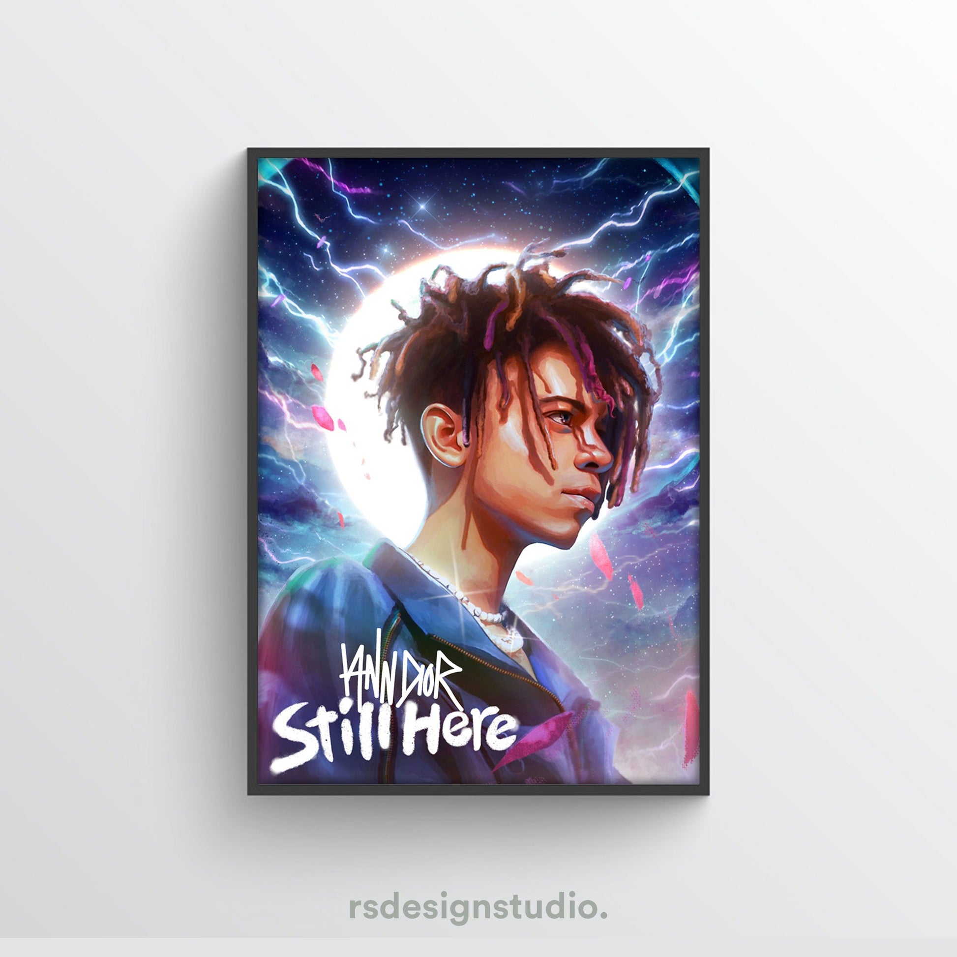 Iann Dior Still Here Poster - rsdesignstudio