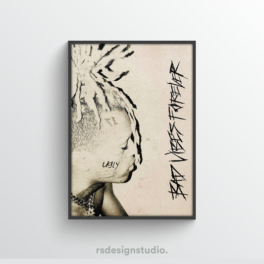 XXXTENTACION Bad Vibes Forever Poster - rsdesignstudio