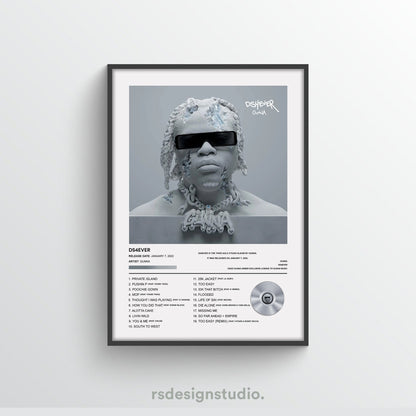 Gunna DS4EVER Album Poster - rsdesignstudio
