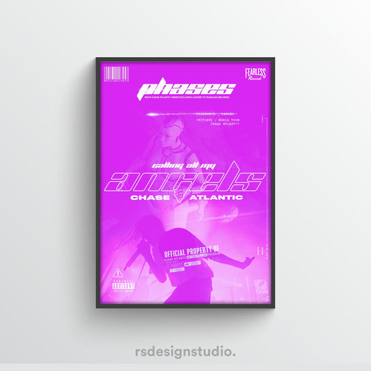Chase Atlantic Phases - Angels Album Poster - rsdesignstudio