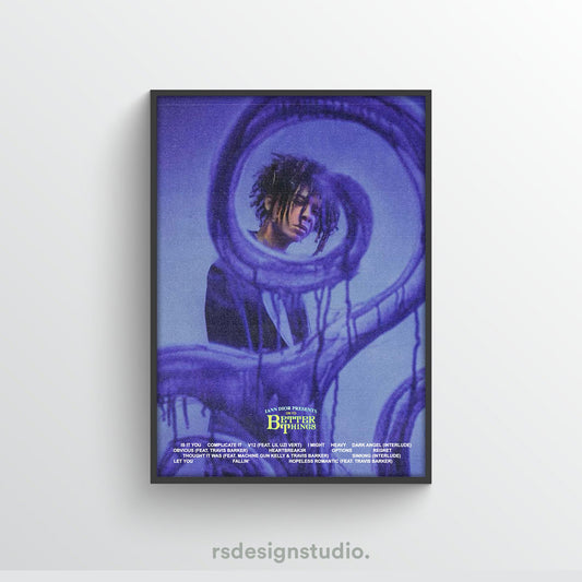 Iann Dior On To Better Things Album Tracklist Poster - rsdesignstudio