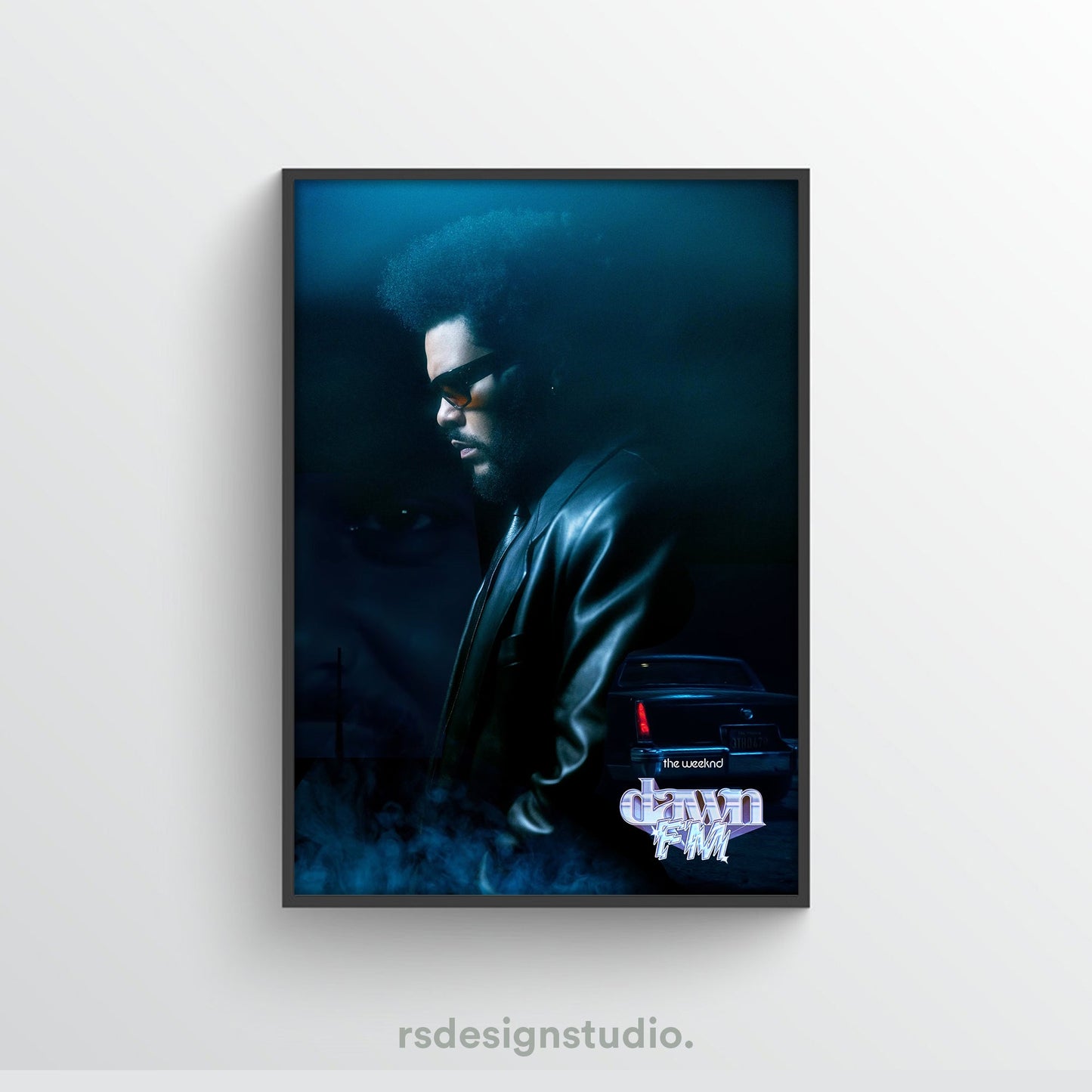 The Weeknd Dawn FM Poster - rsdesignstudio