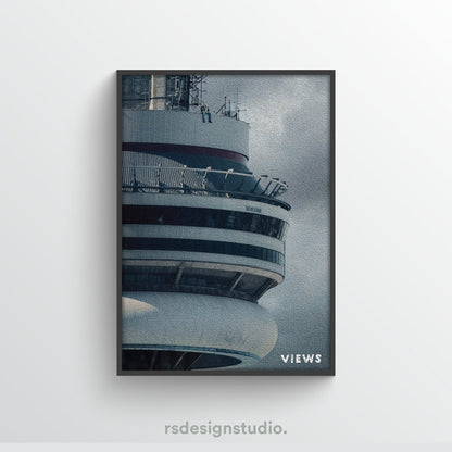 Drake VIEWS Poster - rsdesignstudio