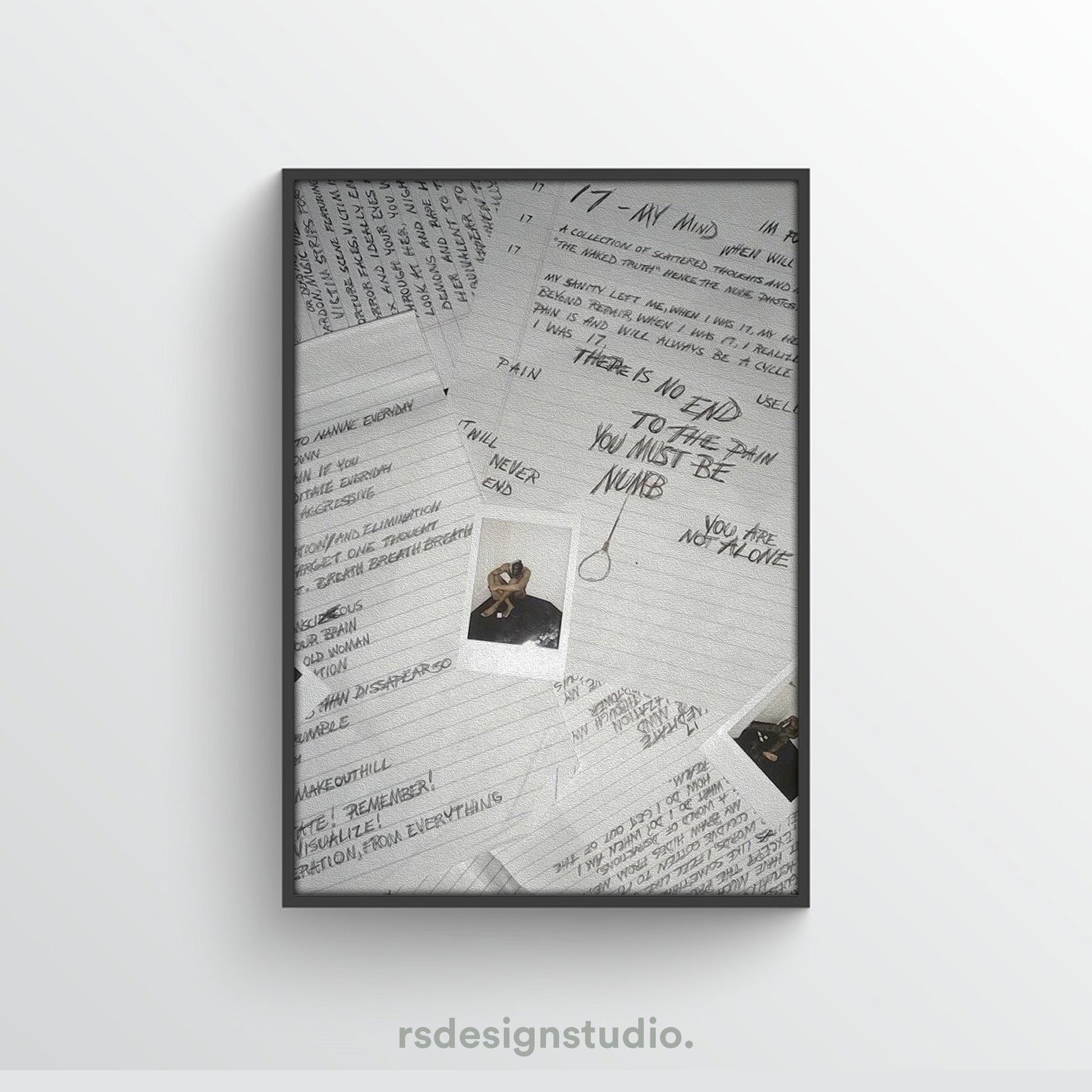 XXXTENTACION 17 Album Poster - rsdesignstudio