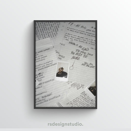 XXXTENTACION 17 Album Poster - rsdesignstudio