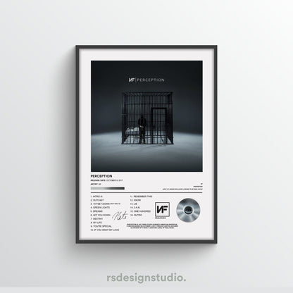 NF Perception Album Poster - rsdesignstudio