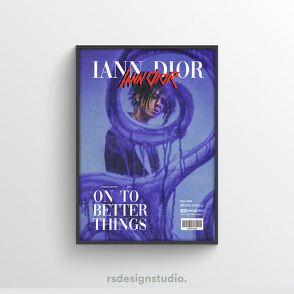 Iann Dior On To Better Things Magazine Poster - rsdesignstudio