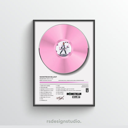 Machine Gun Kelly Mainstream Sellout Vinyl Poster - rsdesignstudio