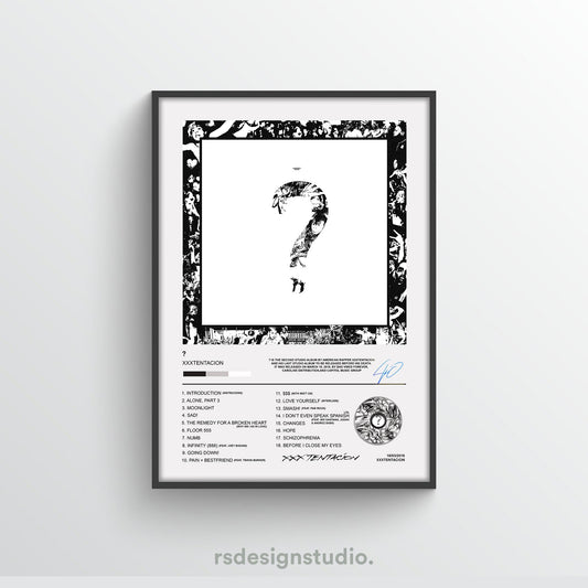 XXXTENTACION ? Album Poster - rsdesignstudio