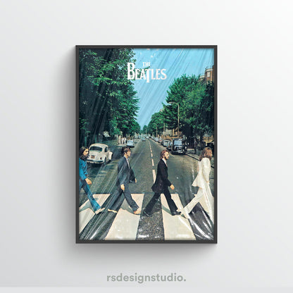 The Beatles Abbey Road Album Poster - rsdesignstudio