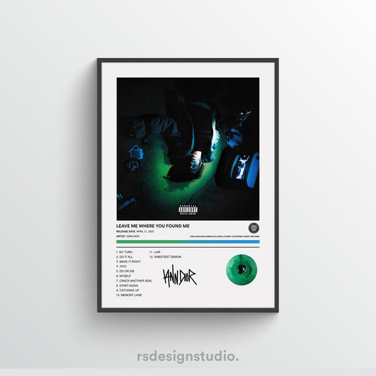 Iann Dior LEAVE ME WHERE YOU FOUND ME Album Poster