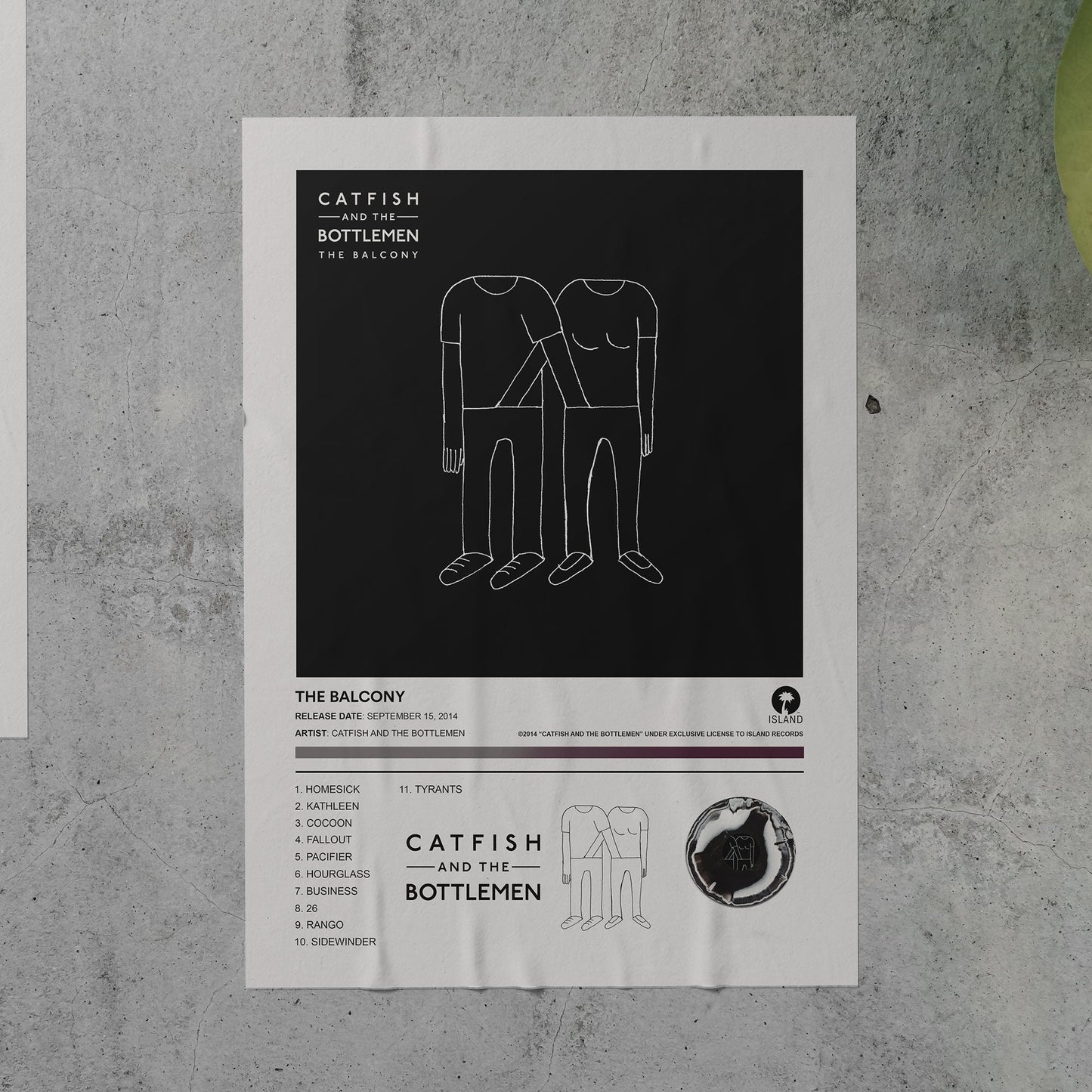 Catfish And The Bottlemen THE BALCONY Album Poster