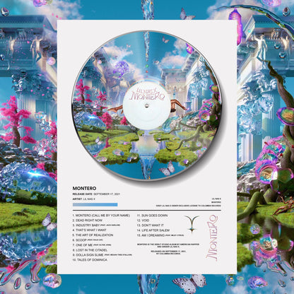 Lil Nas X MONTERO Vinyl Poster - rsdesignstudio